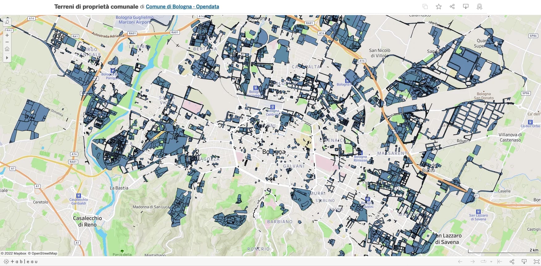 Terreni di proprietà comunale