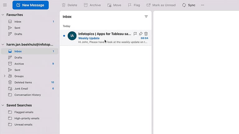 mailscheduler result